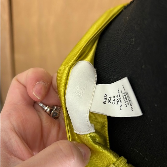 H&M Yellow Fringe Skirt - Picture 2 of 6